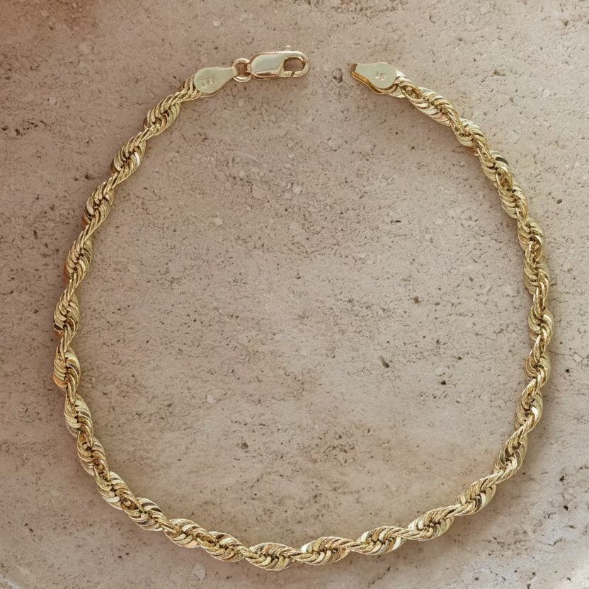 14Kt Rope handle - 17136