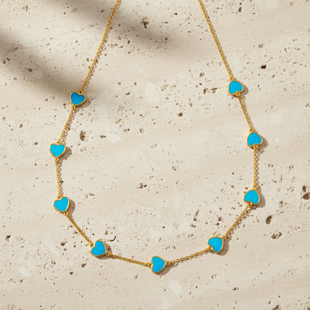 Necklace Heart 14k